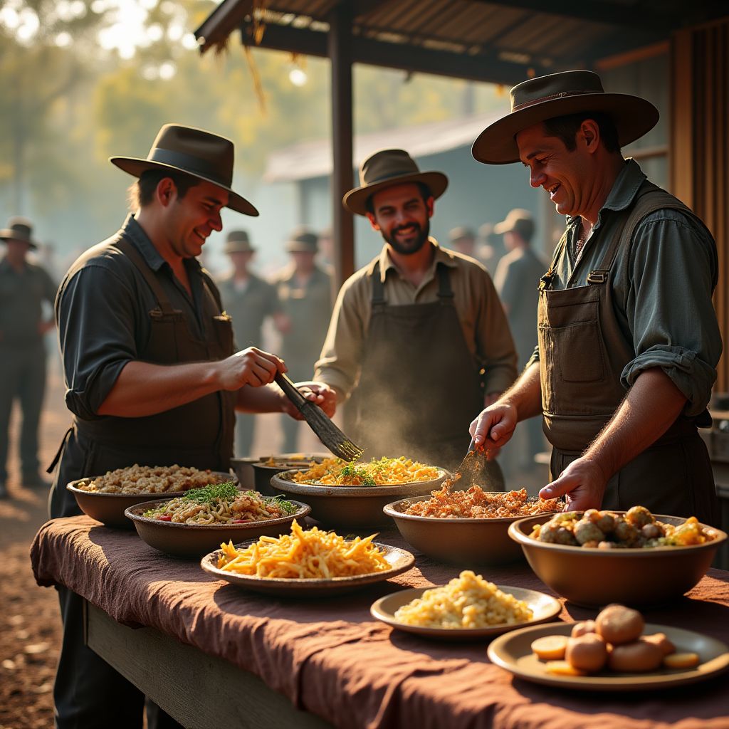 Gold rush food vendors